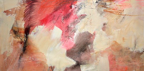 Fire by Natasha Barnes - Original Painting on Box Canvas